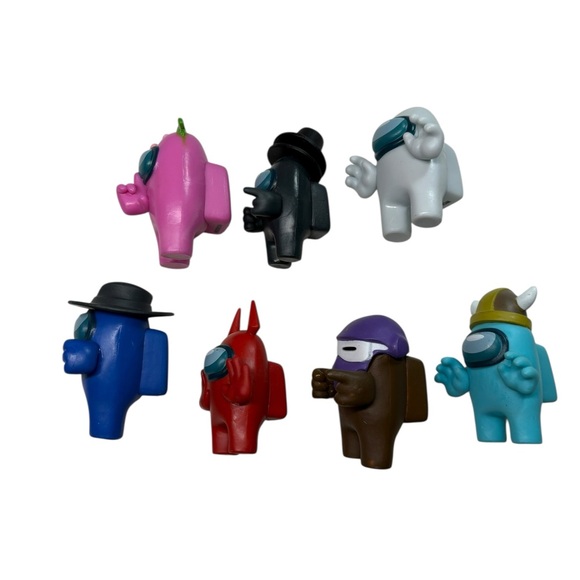 Among Us Blind Box 2” Action Figure Vinyl Toy Lot of 7 - Picture 3 of 7